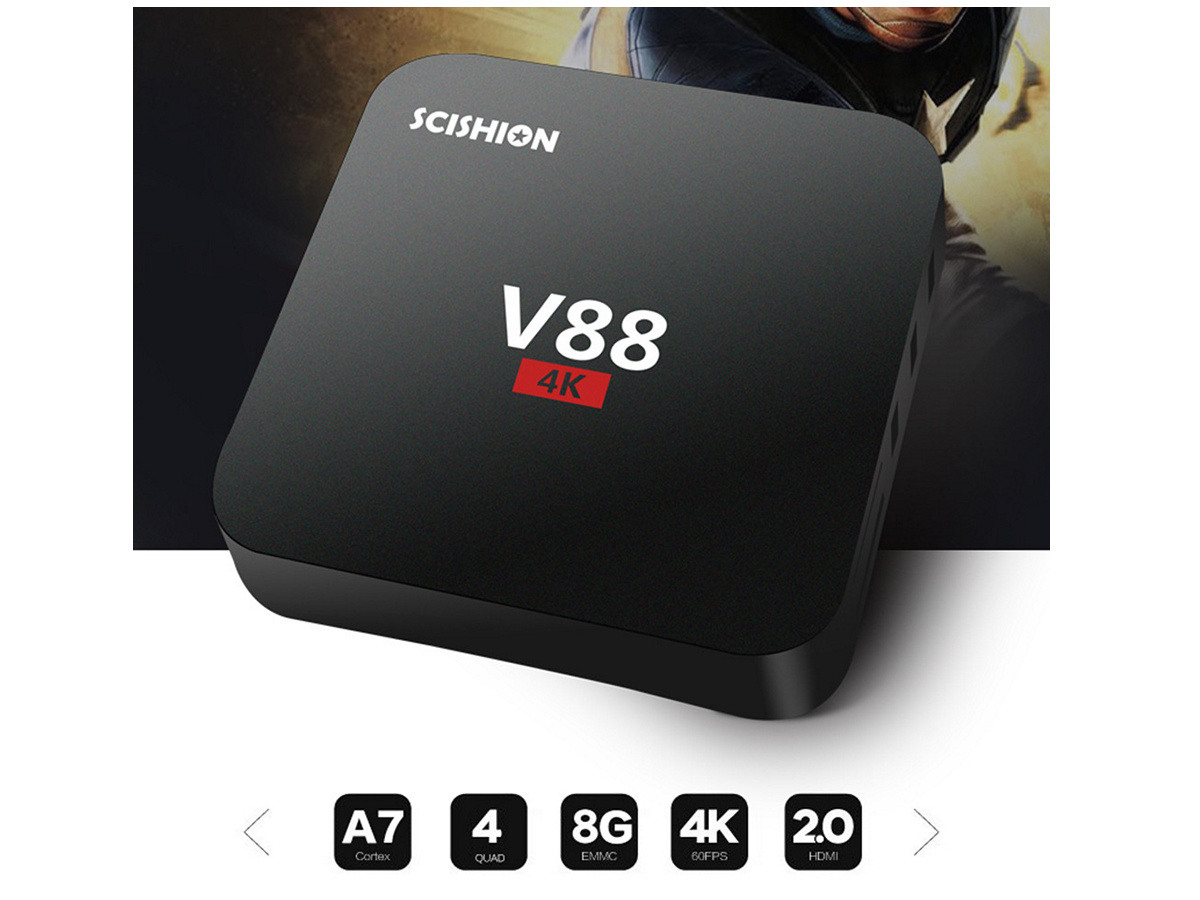 Zimtown Android 6.0 TV Box Rockchip RK3229 Quad Core - immagine 3