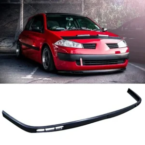 Per Renault Megane 2 2 pezzi paraurti anteriore Lip Body Kit Spoiler Splitter diffusore parte di sintonia professionale in plastica ABS di alta qualità