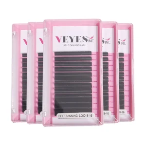 Veyes Inc 5 casi/lotto Estensioni ciglia Easy Fanning Veyelash Volume russo Ciglia Bloom Austomatic Flowering Trucco Bellezza