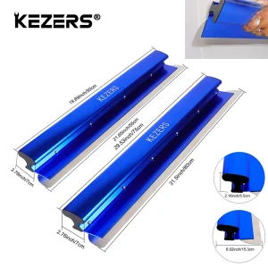 KEZERS 55/80cm Spatola per lisciare il muro a secco Scrematura Lama flessibile Spatola per bussare Coltello in alluminio estruso Strumenti da parete fai da te