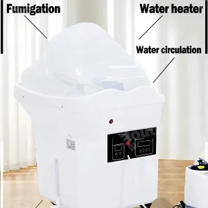 Sedia per Shampoo Spa con testa regolabile, lettino da massaggio multifunzionale, ciotola per lavare i capelli