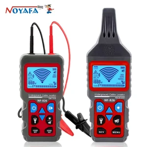 NOYAFA NF-826 Tester per cavi sotterranei Localizzatore di cavi Rileva cavo sotterraneo a parete Linea elettrica Conduttura di alimentazione acqua e gas
