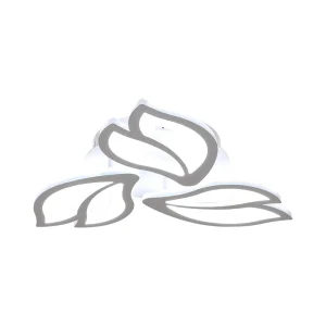Plafoniera LED a petalo a 3 teste, lampada da soffitto moderna a LED in acrilico, lampada da soffitto a LED in plafoniera in acrilico 6500K