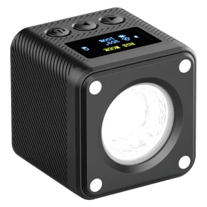 Ulanzi L2 Mini RGB COB Video Light luce per fotocamera dimmerabile con diffusore luce fotografica a nido d’ape per telefono con fotocamera Gopro DSLR