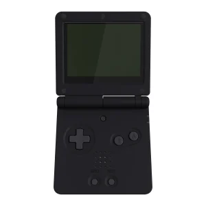eXtremeRate Custodia di ricambio Soft Touch aggiornata Ready IPS per Gameboy Advance SP per IPS e LCD standard – Nero