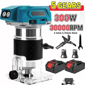 30000 giri/min senza spazzole macchina del router di legno lavorazione del legno trimmer elettrico 6mm/6.35mm/8mm intaglio del legno fresatura taglio utensili elettrici