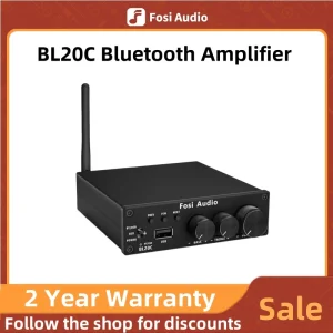 (Audio 160W BL20C Antenna Bluetooth amplificatore di potenza Audio HiFi 2.1 Mini classe D Amp u-disk Player per altoparlante passivo domestico