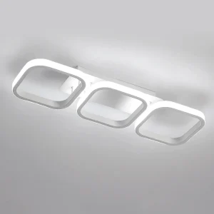 Plafoniera moderna a LED, lampada da soffitto bianca luce fredda 6500K per soggiorno, sala da pranzo, corridoio, camera da letto
