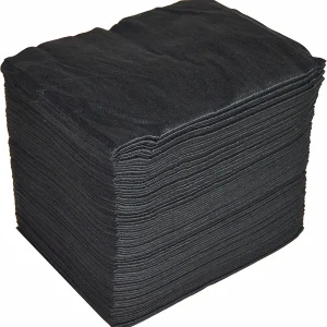 Asciugamani usa e getta 40×80 spunlace | Confezione da 100 unità colore nero |