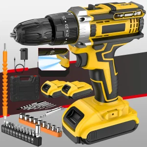 Driver elettrico a impatto senza fili 21V Martello elettrico Mini utensile elettrico a batteria agli ioni di litio in acciaio a mano senza fili