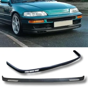 Per Honda Crx 2 Pcs paraurti anteriore Lip Body Kit Spoiler Splitter diffusore parti di sintonia professionale in plastica ABS di alta qualità
