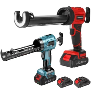 Pistola per colla elettrica senza fili 4 velocità Pistola per calafataggio elettrica multifunzione per vetro Strumento sigillante per colla adesiva per batteria Makita 18v