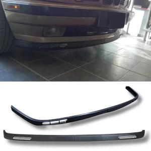 Per BMW E34 2 pezzi paraurti anteriore labbro corpo kit spoiler splitter diffusore parti di sintonizzazione professionali in plastica ABS di alta qualità