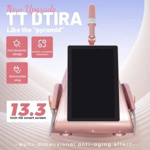 Macchina rassodante antietà per rassodare la pelle rassodante portatile professionale da 12D “TT a doppio sollevamento per il viso