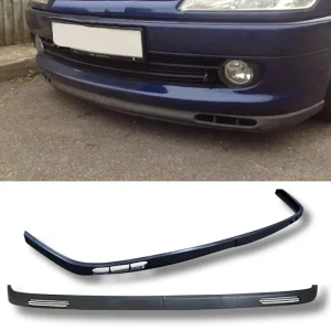 Per Peugeot 306 2 pezzi paraurti anteriore labbro corpo kit spoiler splitter diffusore parti di sintonizzazione professionali in plastica ABS di alta qualità