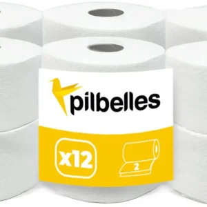 95 m/rotolo di carta igienica industriale |   Pasta laminata a doppio strato Carta igienica industriale