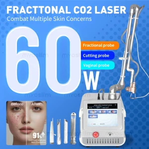 Macchina di bellezza professionale con laser CO2 frazionario da 10600 nm per la rimozione di cicatrici e smagliature Attrezzatura per salone di bellezza con CE