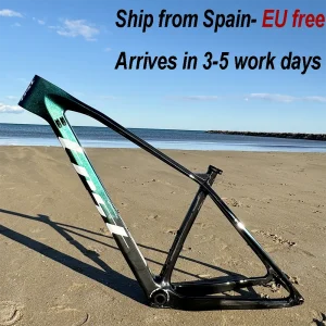 2024 spinta 29er Hardtail Telaio per mountain bike in carbonio 148x12mm BSA 29 Boost MTB Telaio in carbonio Europa servizio clienti locale