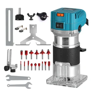 2000W Router di legno elettrico Trimmer elettrico lavorazione del legno fresatura incisione stozzatura macchina di taglio intaglio Router strumento