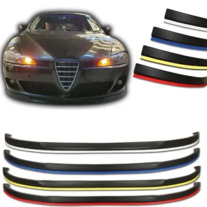 Per Alfa Romeo 147 2 pezzi paraurti anteriore Lip Body Kit Spoiler Splitter diffusore parti di sintonia professionale in plastica ABS di alta qualità