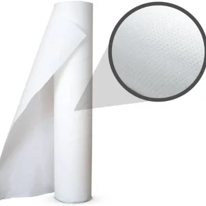 Barella per rotoli di carta 60 cm x 60 m |   Pretagliato fino a 40 cm |   1 pezzo, colore bianco