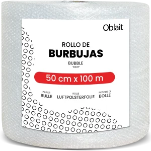 Rotolo di plastica a bolle lunghe 50 cm e 100 metri |   Imballaggio, traslochi, protezione, scatole