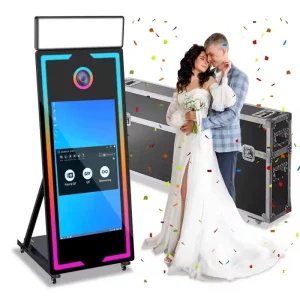 Con illuminazione RGB, touch screen, macchina per matrimoni, ultimo modello di specchio magico, modello 65-43 pollici