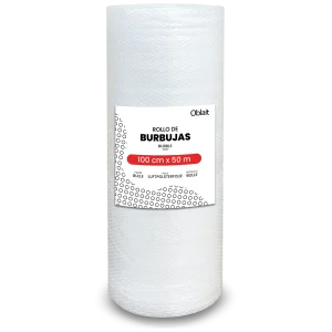 Rotolo di plastica a bolle lunghe 1 metro e 50 metri di lunghezza |   Ideale per imballaggi, traslochi, protezione, scatole