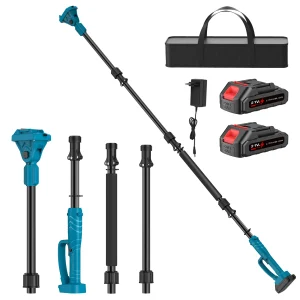 Asta di prolunga di tipo Plug-In da 2M per cesoia elettrica da potatura e motosega 180 ° regola l’asta telescopica ad alto ramo per Makita 18V pastella