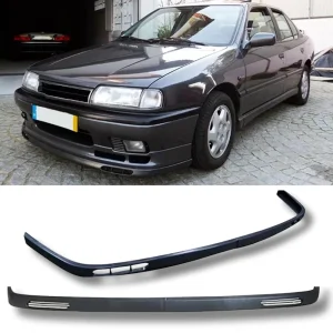 Per Nissan Primera 2 pezzi paraurti anteriore labbro corpo kit spoiler splitter diffusore parti di sintonizzazione professionali in plastica ABS di alta qualità
