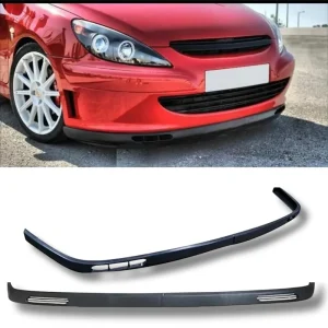 Per Peugeot 307 2 pezzi paraurti anteriore Lip Body Kit Spoiler Splitter diffusore parti di sintonia professionale in plastica ABS di alta qualità