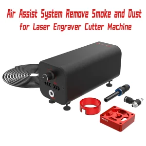 Kit di assistenza al flusso d’aria laser X1 a due alberi Sistema di assistenza all’aria da 10-30 l/min Rimuovi fumo e polvere per macchina per incisore laser TTS-55