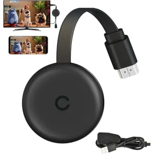 Adattatore HDMI wireless, dongle TV, Miracast Full HD 1080P, streaming video da Android, Windows, Mac OS, laptop, telefono, tablet, PC a HDTV, monitor, proiettore