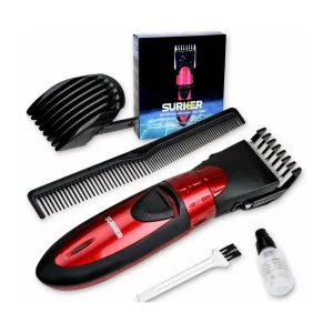 Tagliacapelli professionale senza fili per uomo Ricaricabile Lavabile Tagliatrice per capelli senza fili completamente impermeabile con lama in acciaio, velocità e lunghezza regolabili.