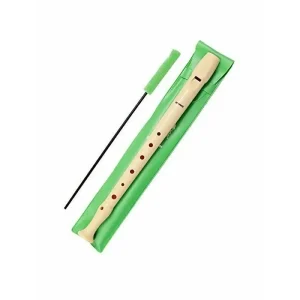 HOHNER, registratore in plastica Hohner, strumento musicale speciale scelto per uso scolastico, con detergente per flauto e custodia