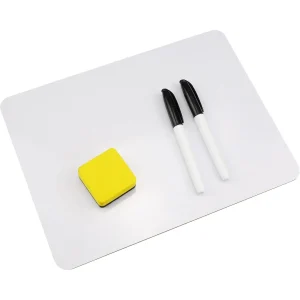 Lavagna bifacciale Lavagna per studenti per bambini, studenti, insegnanti, aula, casa, ufficio 23 x 30 cm