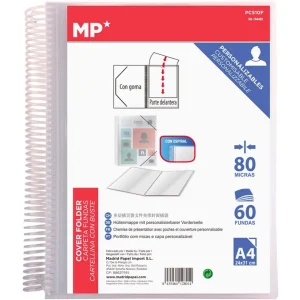 Raccoglitore di classificazione con anelli, cartelle con copertine con copertine da 20-30 40 60 o 80 A4 80 micron con coperchio personalizzabile