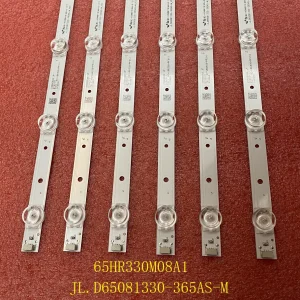 Striscia di retroilluminazione a LED per TCL 65EP660 L65P65US 65S421 65HR330M08A1 4C-LB6508-HR01J PF01J JL.D65081330-365AS-M