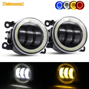 2 X Angel Eye fendinebbia per Porsche Cayenne 955 958 2002-2015 paraurti anteriore auto LED Lens DRL fendinebbia Daytime Running Lamp 30W 12V