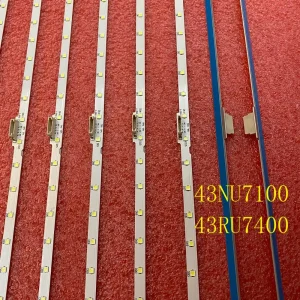 LED backlight strip for Samsung 43NU7100 UN43NU7100G UN43NU7100 UE43NU7100 UE43NU7120 UE43NU7170 UN43RU7400 BN61-15482A