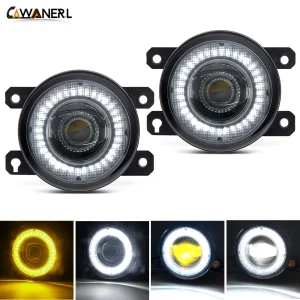 Auto Fendinebbia Montaggio Lente LED Angel Eye Lampada di marcia diurna DRL Per Suzuki Jimny Grand Vitara Swift Splash SX4 XL7 Ignis Alto