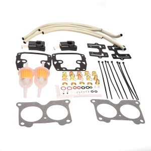 Kit di riparazione carburatore per 18-7046 439076 con Float Johnson Evinrude Twin Carb Rebuild Kit V4 85 90 100 115 125 140 HP