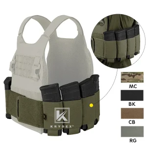 KRYDEX elastico Cummerbund 4 x AR Magazine sacchetti Stretch Cummerbund per LBT LBX FCPC Vest accessori 2 pz/set