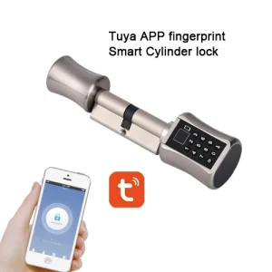 Cilindro Bluetooth TUYA App Password Fingeprint Smart Door Lock codice tastiera digitale Keyless Electric Lock airinoltre