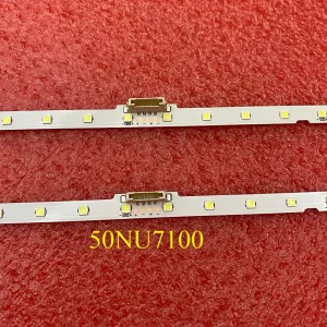 Striscia LED 2 pezzi per Samsung UN50NU7095 UN50NU7100F UN50NU7100 UN50RU7100 UE50NU7100 UE50NU7020 BN96-45952A 45962A UE50NU7092U