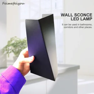 · 2021 applique da parete a LED lampada da letto in alluminio 10W lampade da lettura su e giù per corridoio del bagno montato su superficie
