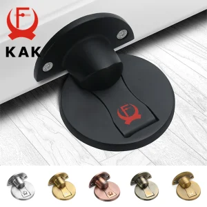 KAK 304 Fermaporta magnetico in acciaio inossidabile Fermaporta magnetico Fermaporta senza perforazione Fermaporta nascosto Ferramenta per porte per mobili