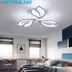 Lampadario moderno a soffitto a LED in acrilico Lampadario dal design geometrico Apparecchi per interni nordici Soggiorno Sala da pranzo Decor Apparecchio per la casa