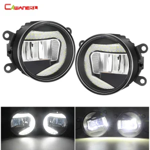 2in1 fendinebbia LED per auto fendinebbia DRL 12V per Subaru Forester WRX STI BRZ Outback Impreza Legacy XV Justy Levorg