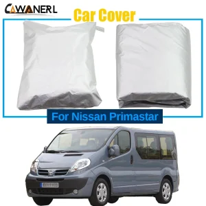Copertura auto Per Nissan Primastar 2001-2014 Esterno Anti-Uv Del Sole Neve Pioggia di Protezione Antivento Antipolvere MPV Copertura